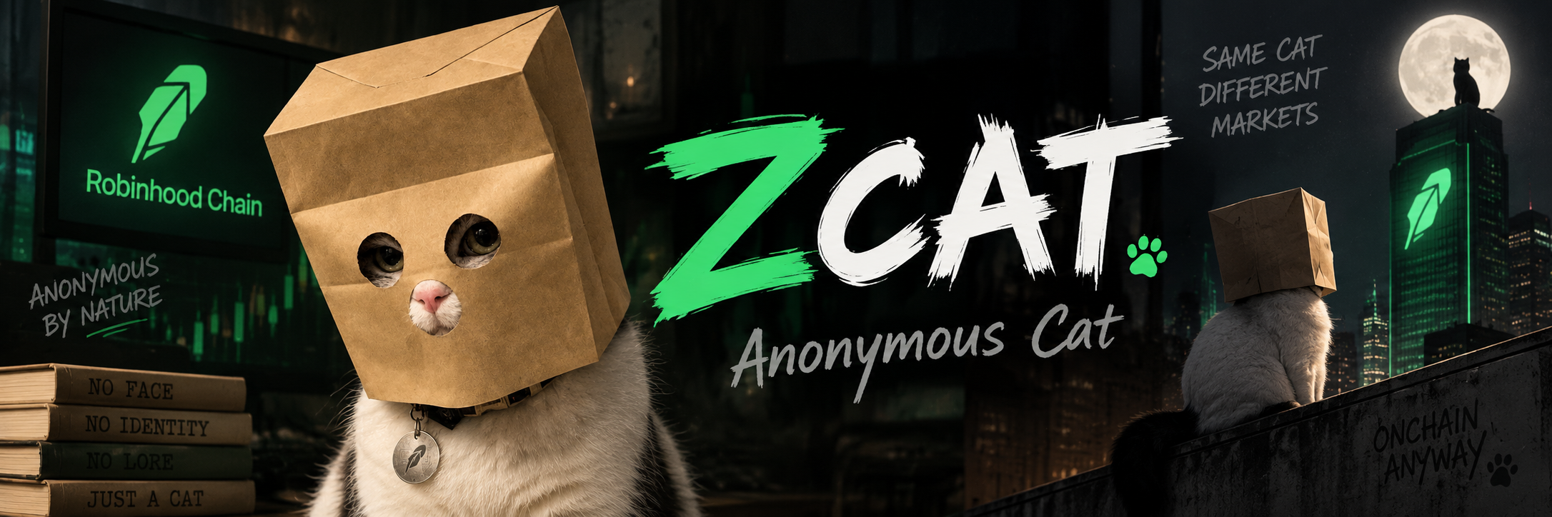 ZCAT anonymous cat banner artwork